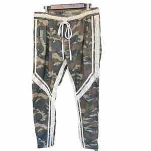Gentry Garb Pants Mens XXXL 3X Green Brown Camo Ankle Zip